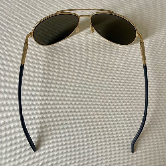 Costa Wingman Gold Aviator Sunglasses with Case - Picture 5 of 11